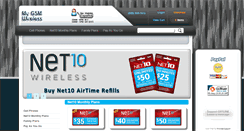 Desktop Screenshot of mygsmwireless.com